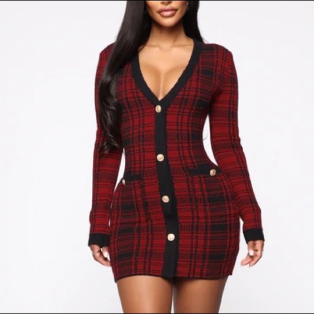 Plaid dress